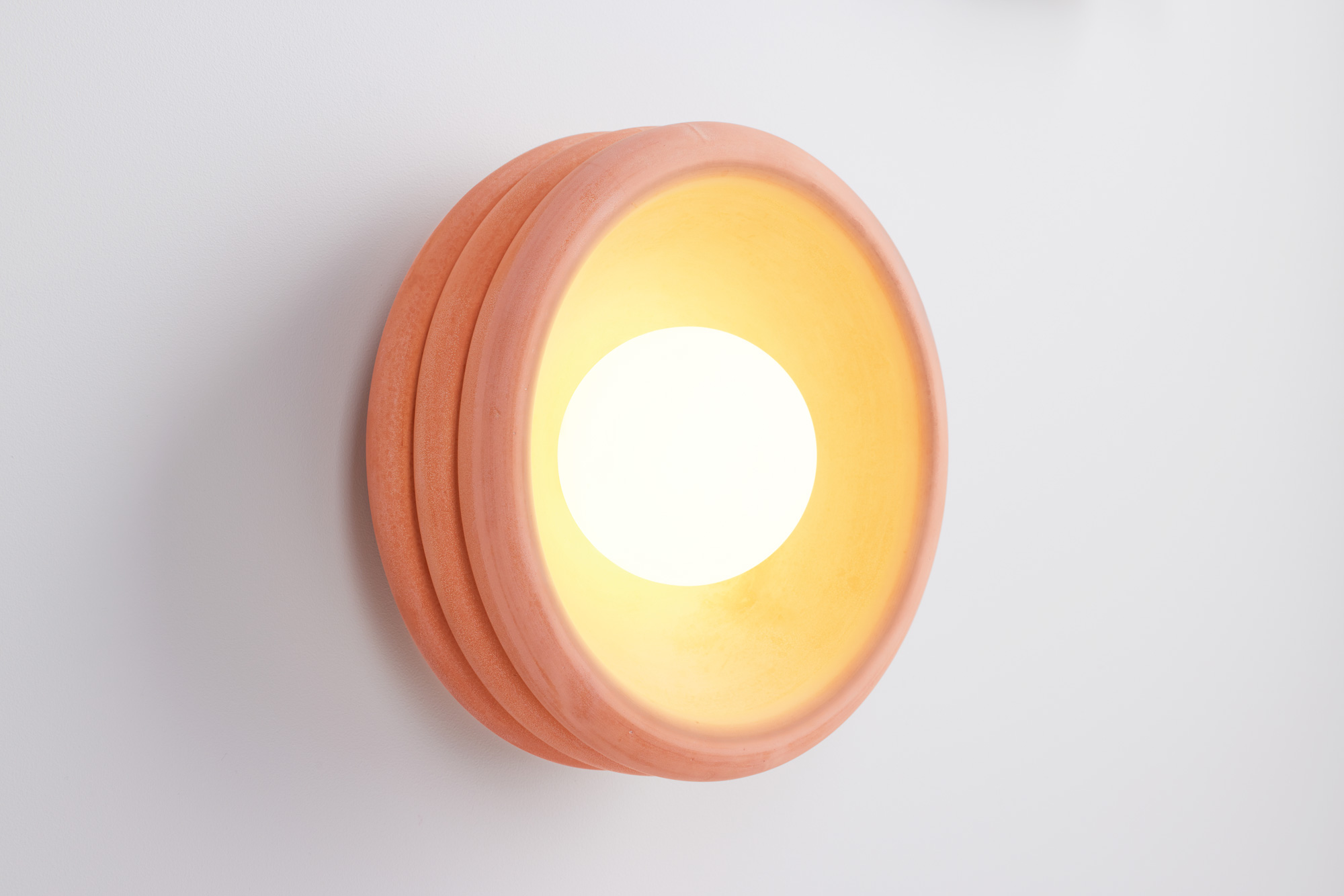 Silo Sconce in a Natural Terracotta Finish