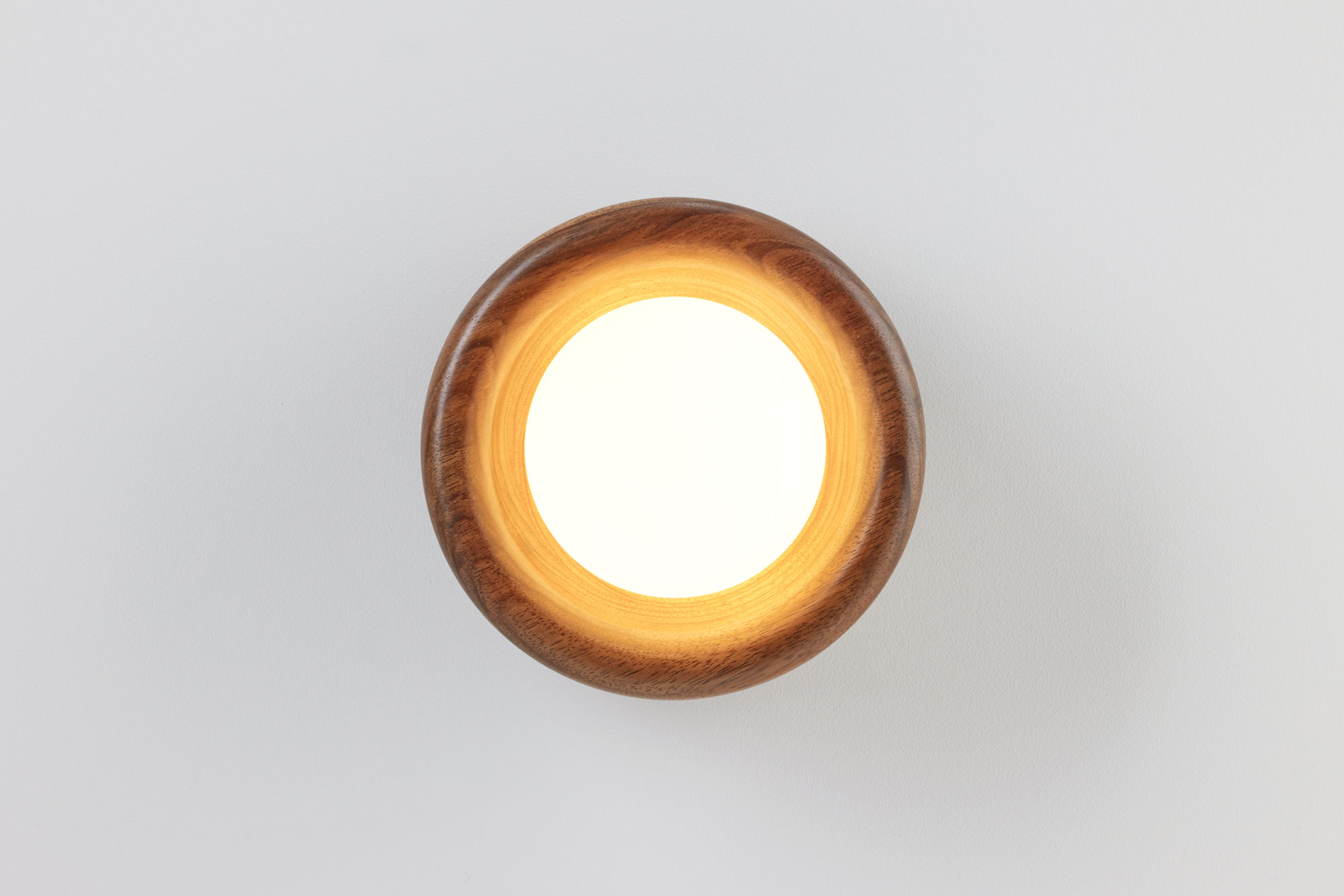 Silo Wall Sconce in American Walnut Timber